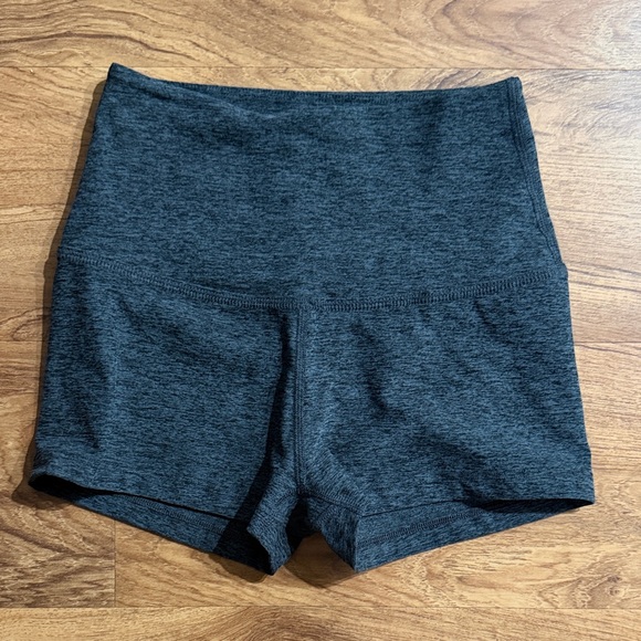 2 Beyond Yoga Women's Sz Small Blue High-Waisted Legging + Space Dye Black Short - Picture 4 of 14